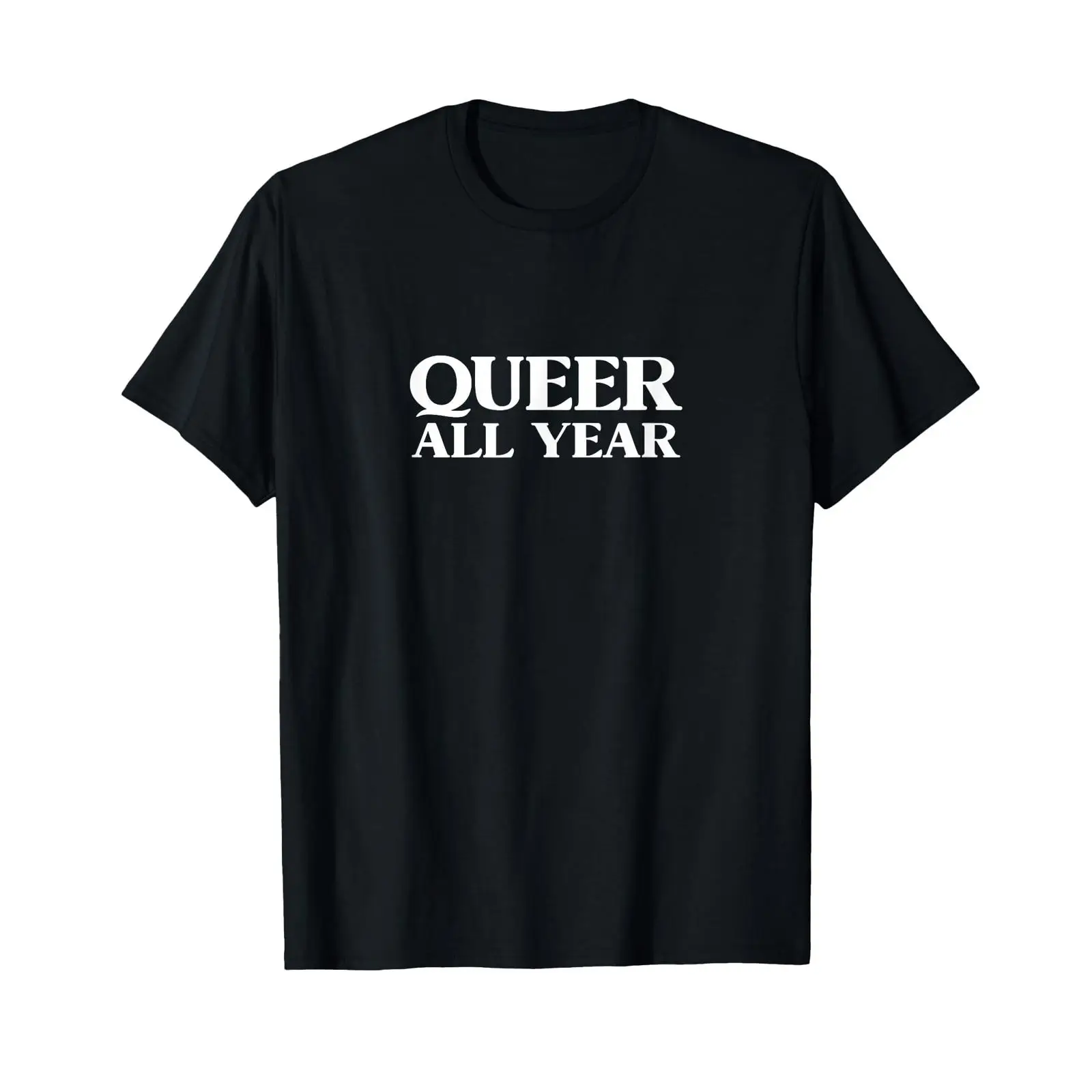 Vintage Queer Fashion - Camiseta Queer All Year LGBTQIA Gay