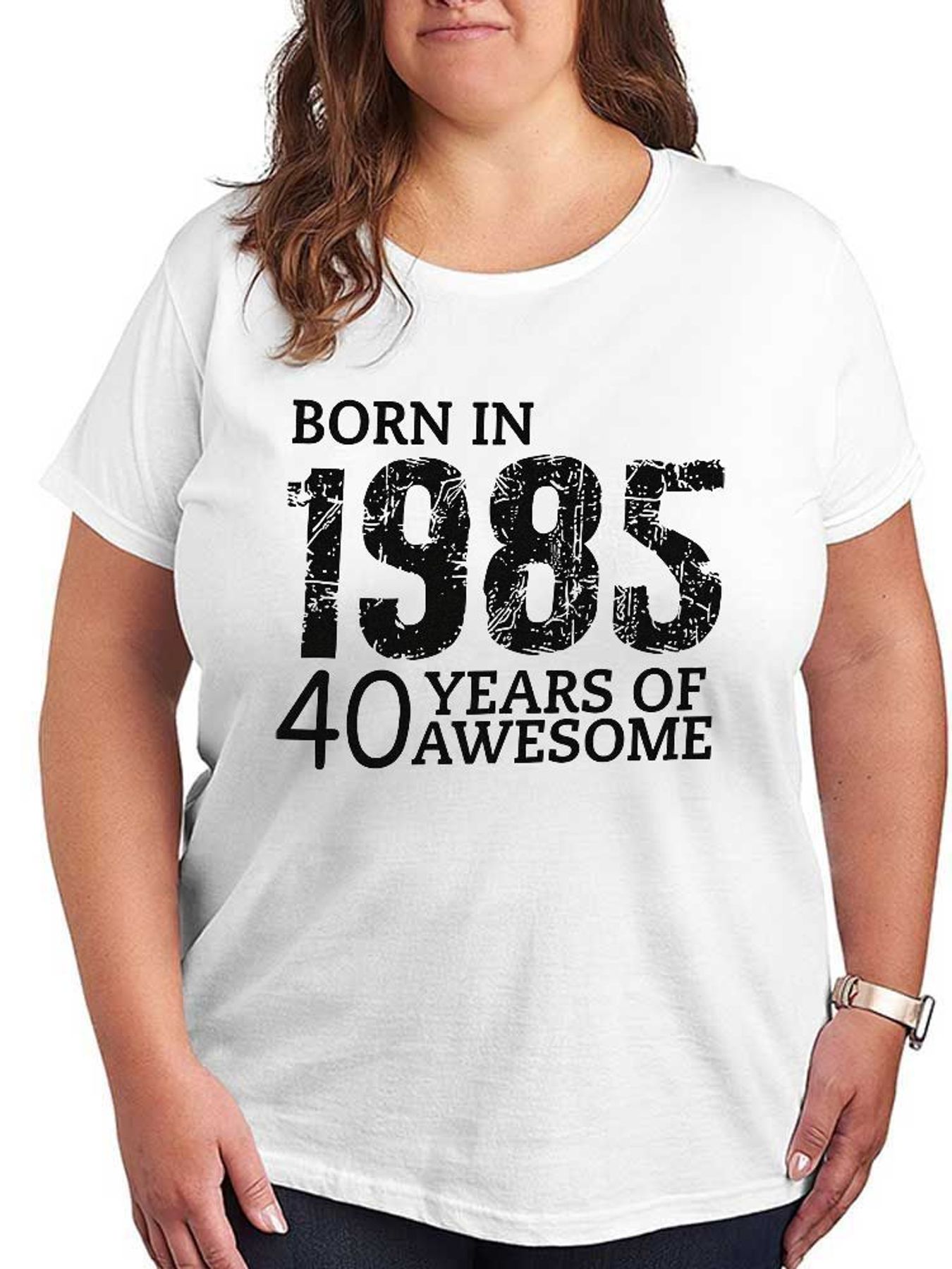 Vintage Fashion Years - Camiseta Gráfica Feminina Estilosa de Manga