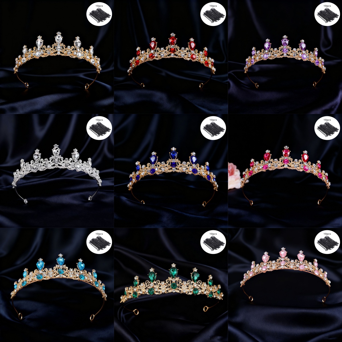 Vintage Fashion Queen - Tiara de Noiva Vintage com Strass