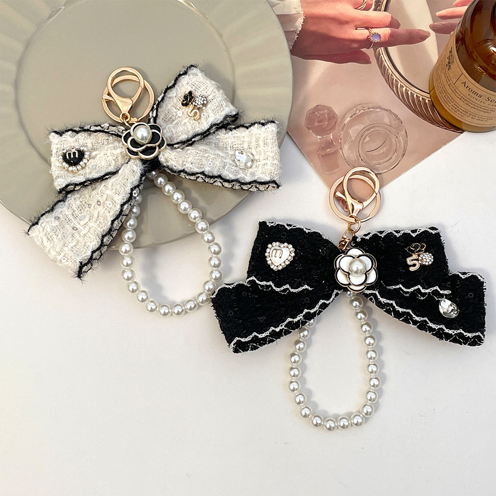 Vintage Fashion Ornaments - 2026 Chaveiros Femininos de Tecido com