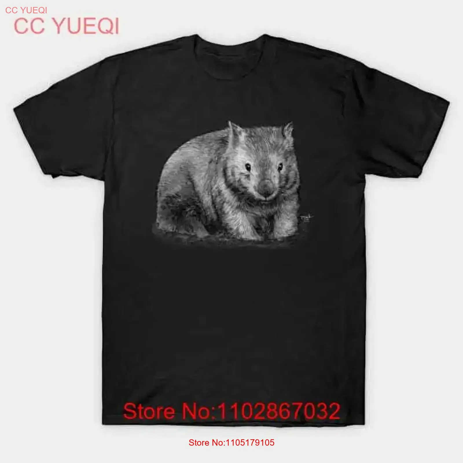 Vintage Fashion Australia - Wombat feito na austrália t camisa