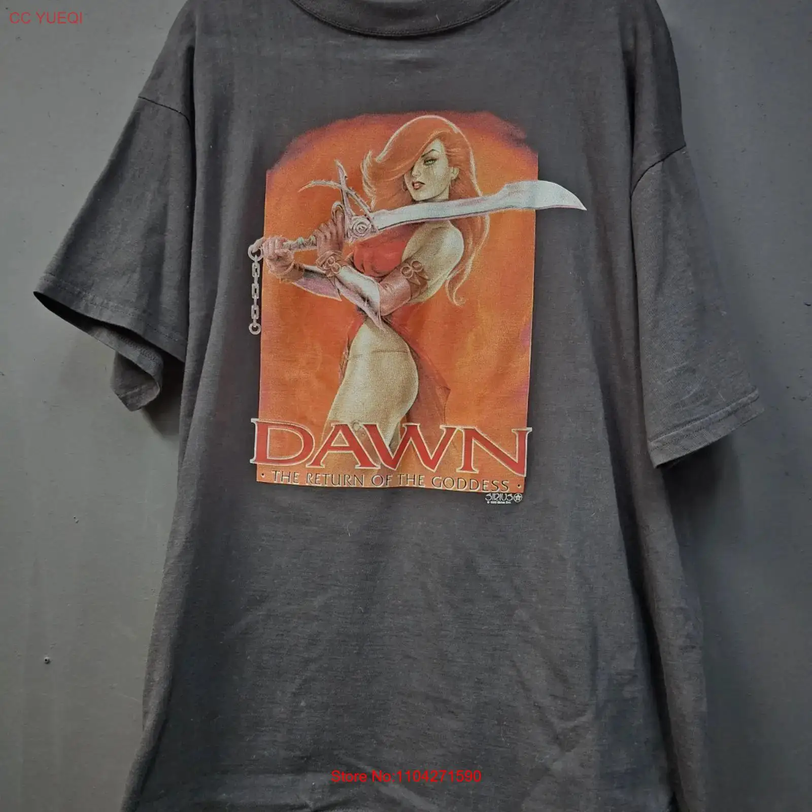 Vintage Fashion Victim - Camiseta Vintage Anos 90 Dawn Tamanho