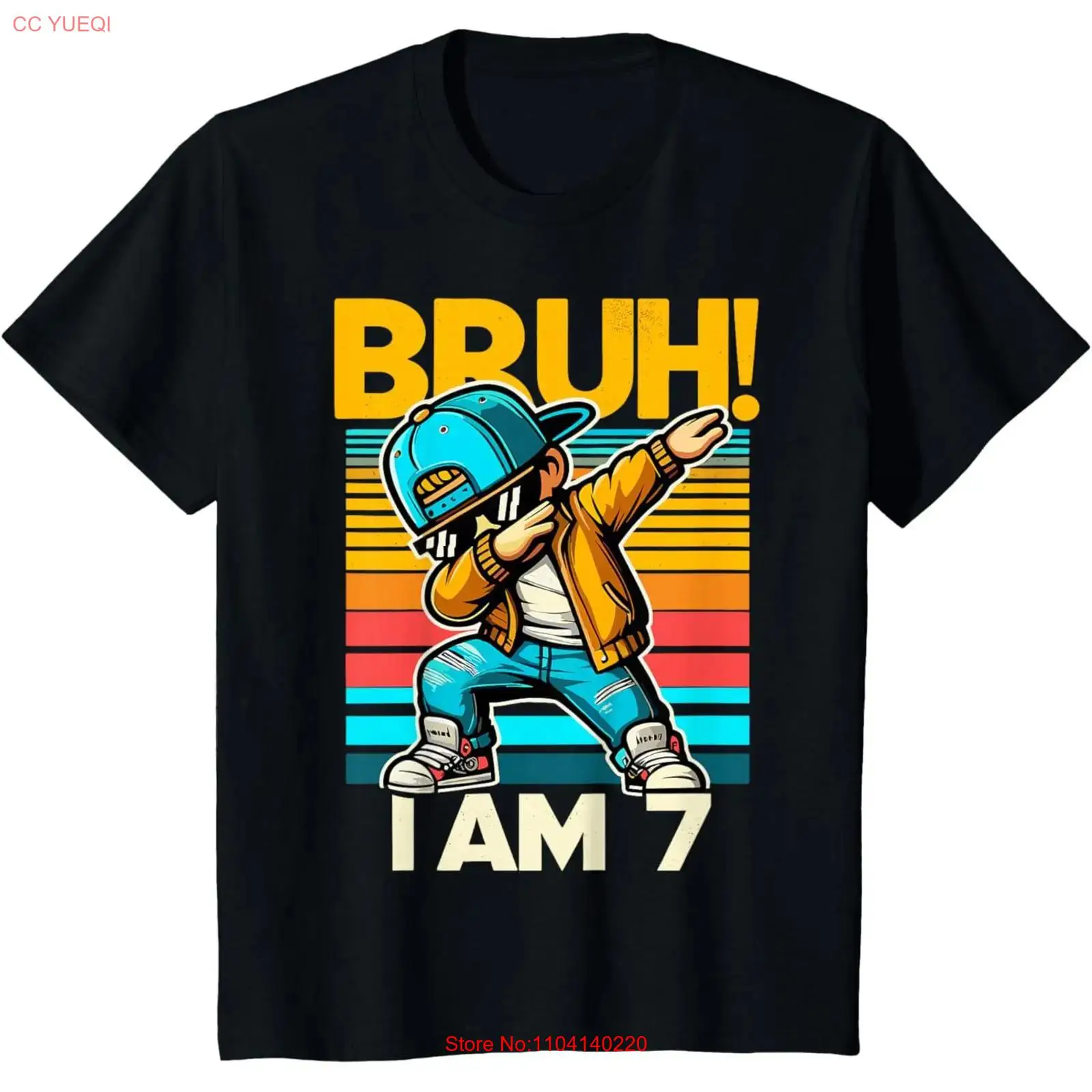 Vintage Fashion Years - Camiseta infantil para meninos de 7