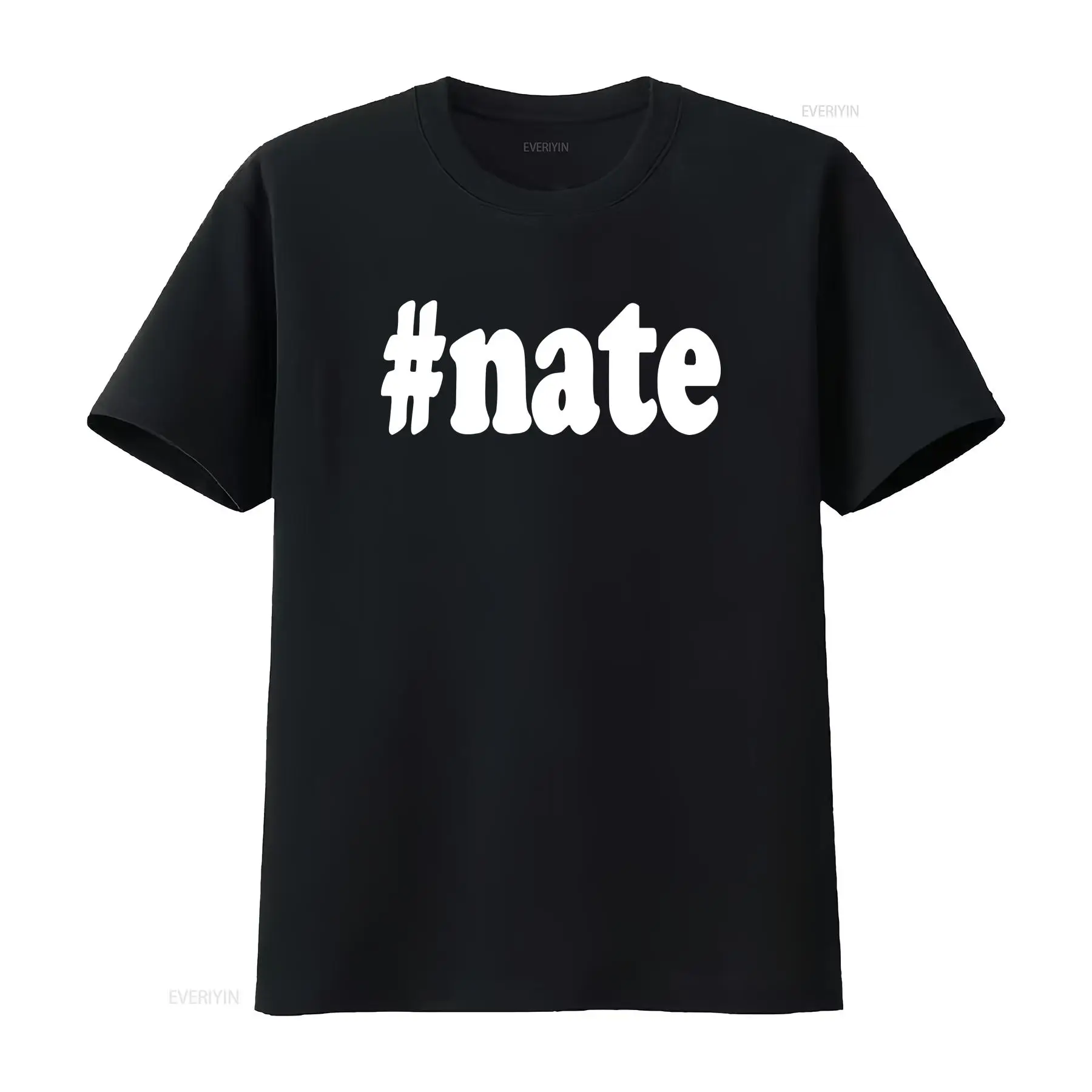 Vintage Fashion Hashtags - Camiseta Nate com Hashtag Nathan Diaz,