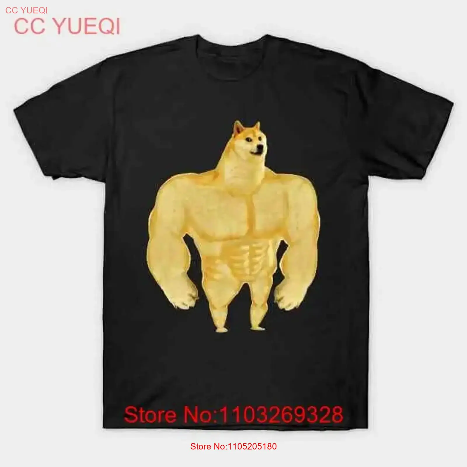 Vintage Fashion Australia - Swole Doge Feito na Austrália Camiseta