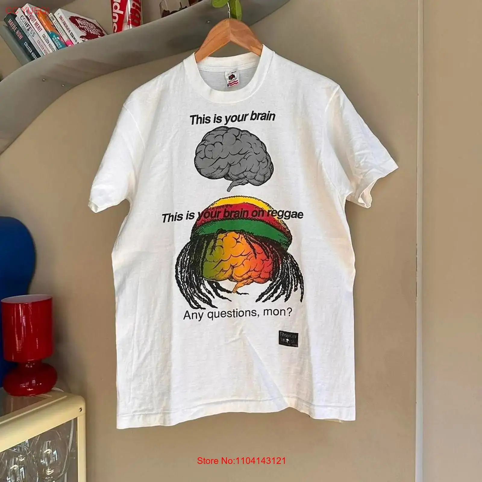 Vintage Fashion Victim - Camiseta Vintage 1990 Fashion Victim Reggae