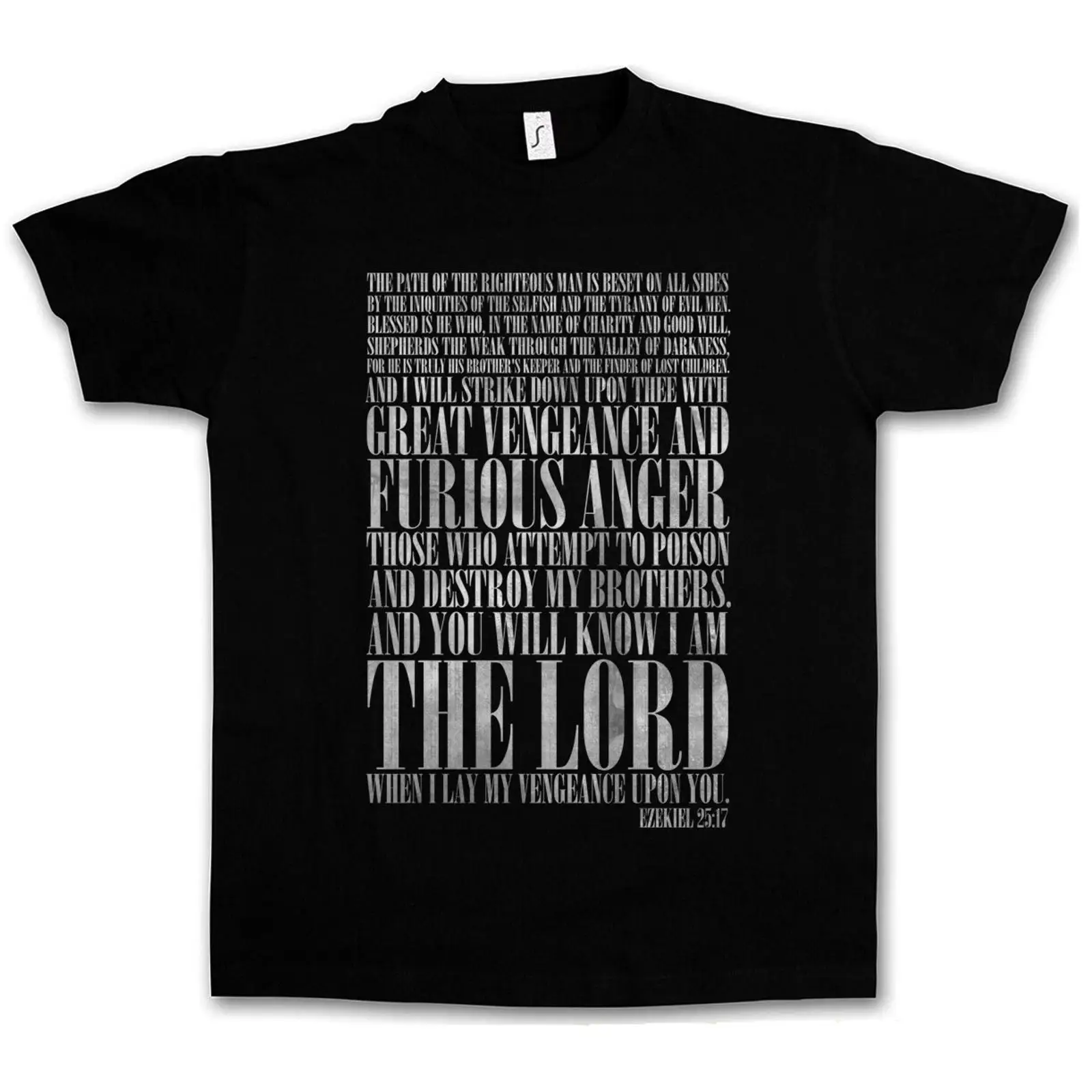 Vintage Vegas Fashion - Camiseta EZEKIEL 25 17 Pulp Fiction
