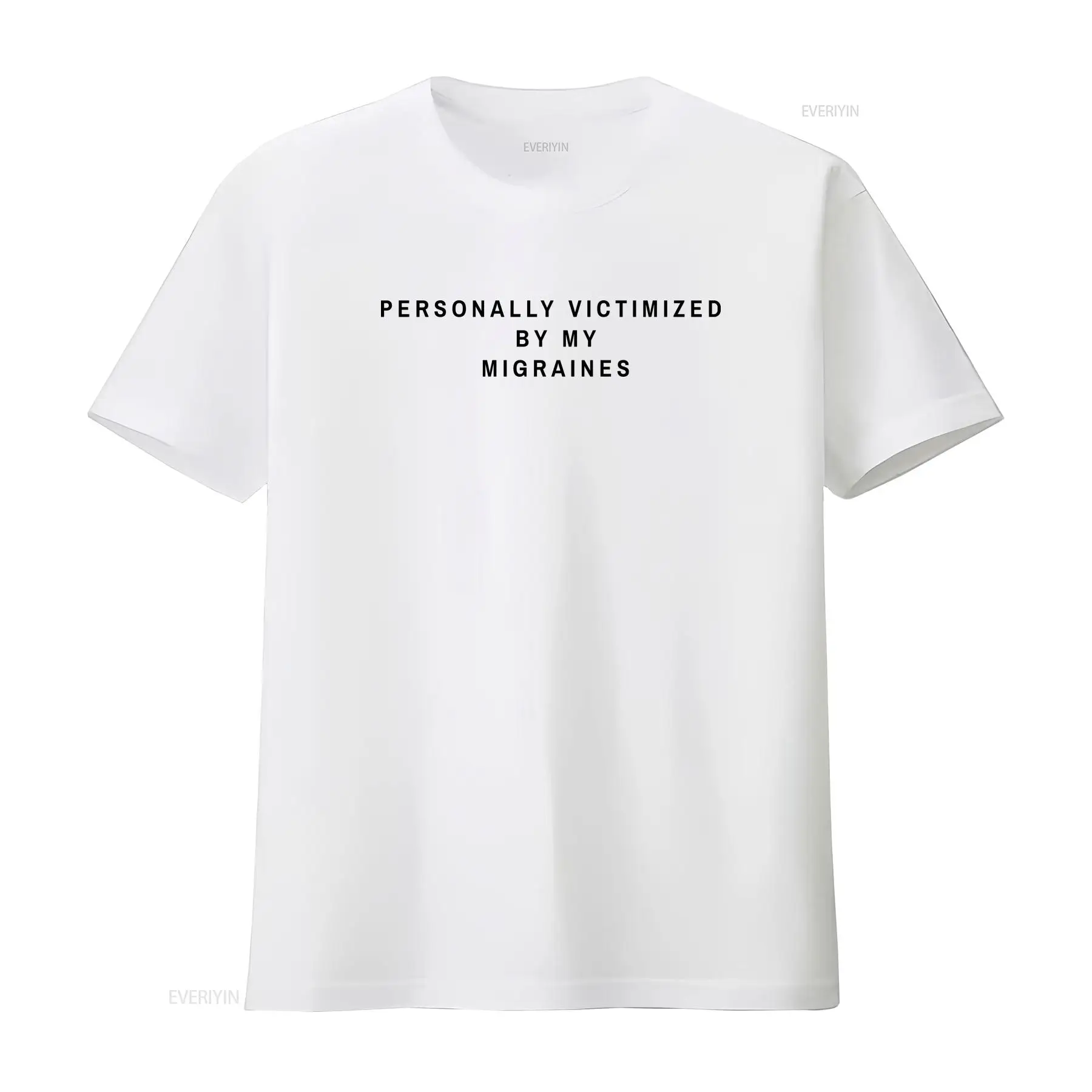 Vintage Fashion Victim - Camiseta com slogan 'Personalmente vítima de