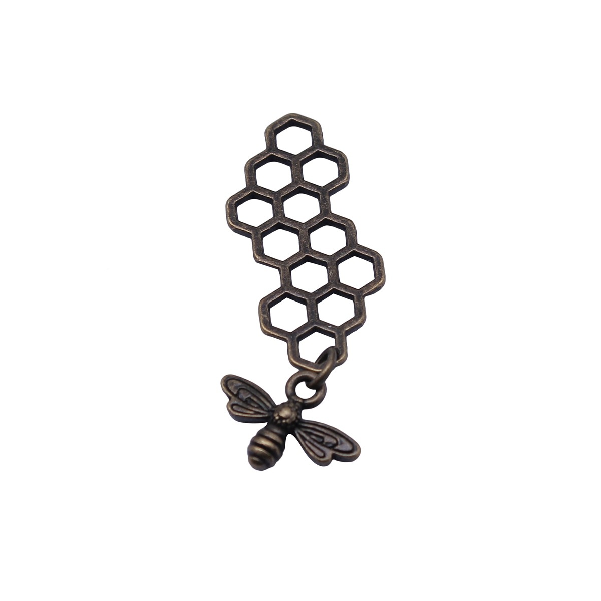 Vintage Fashion Queen - Pingente de Abelha Rainha para Jardim