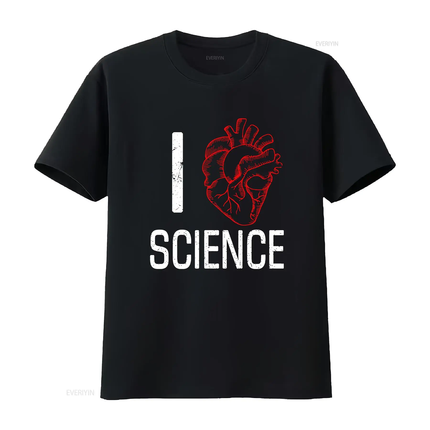 Vintage Fashion Research - Camiseta I Heart Science, com estampa