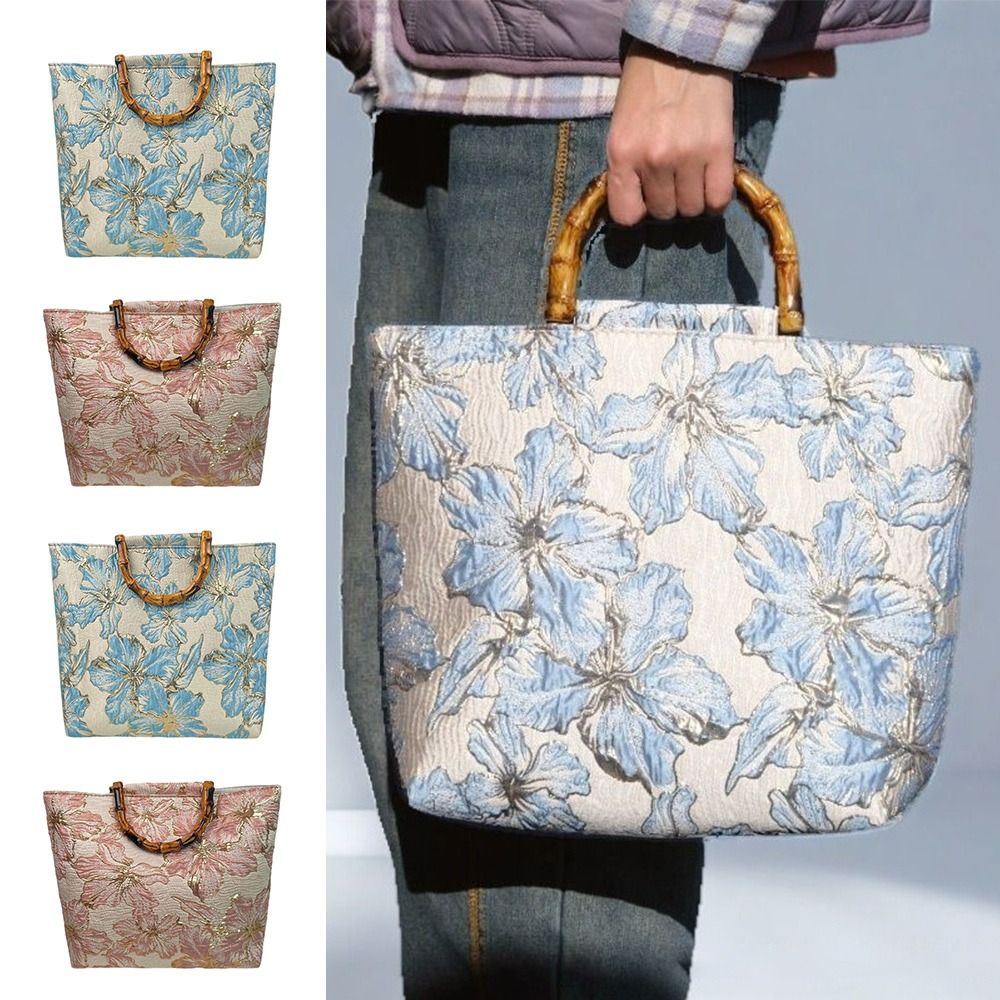 Vintage Fashion In Chinese - Bolsa Tote Hanfu com Alça de