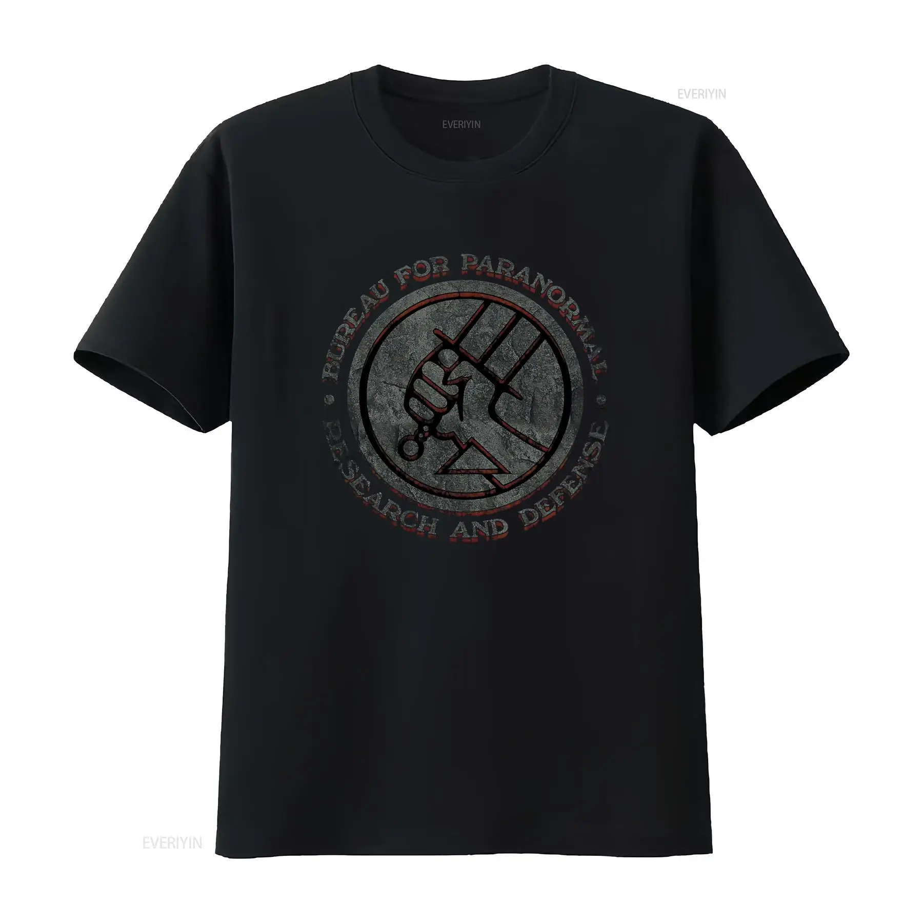 Vintage Fashion Research - Camiseta Hellboy Bprd Paranormal Research Defense