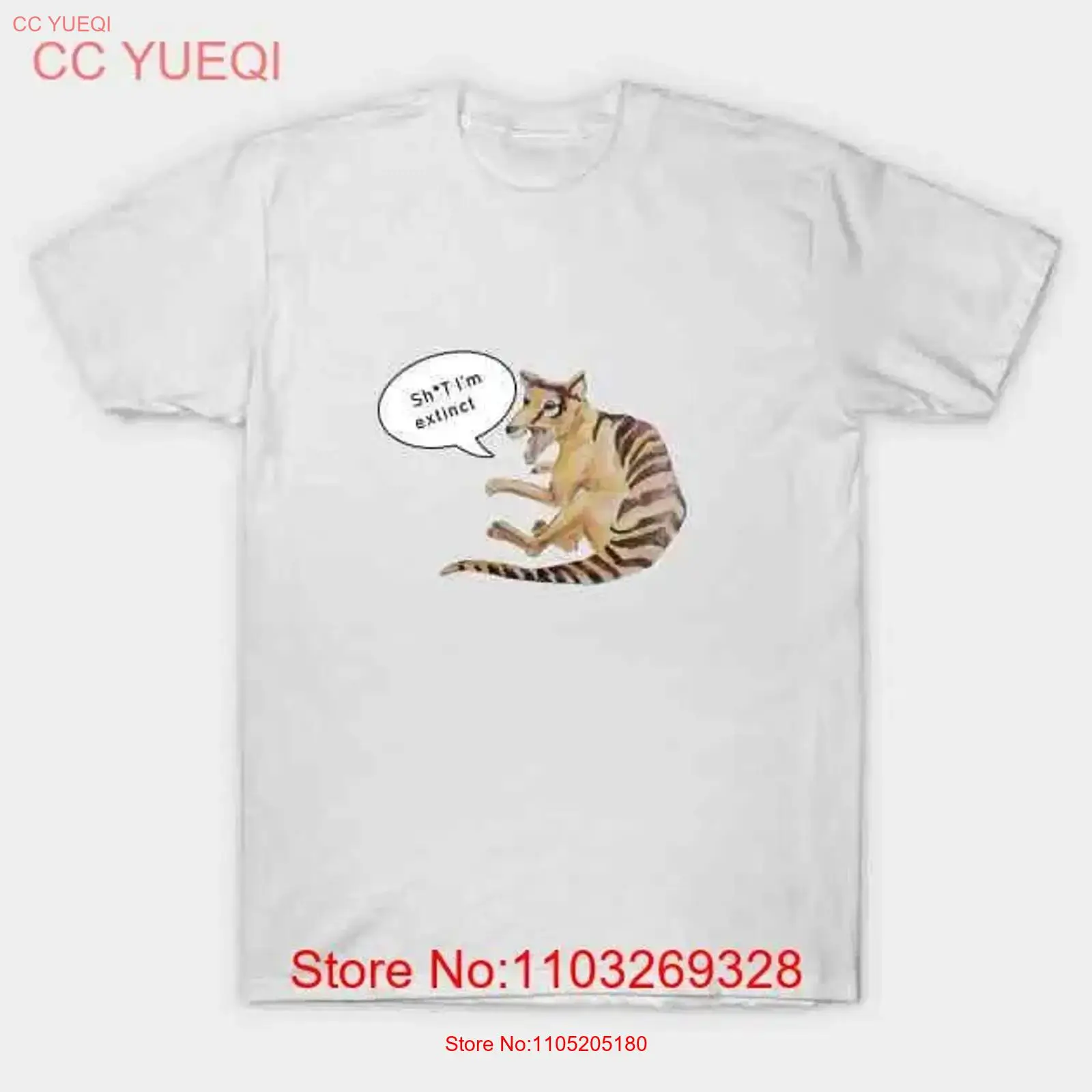Vintage Fashion Australia - Thylacine feito na Austrália camiseta S