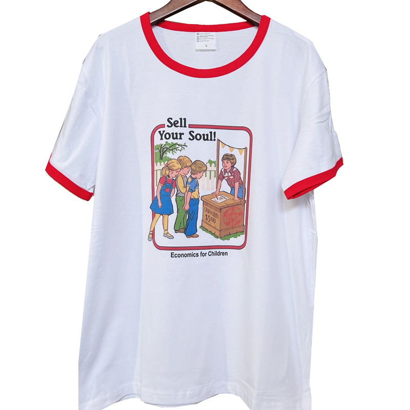 Vintage Fashion Research - Camiseta de borracha do vintage do