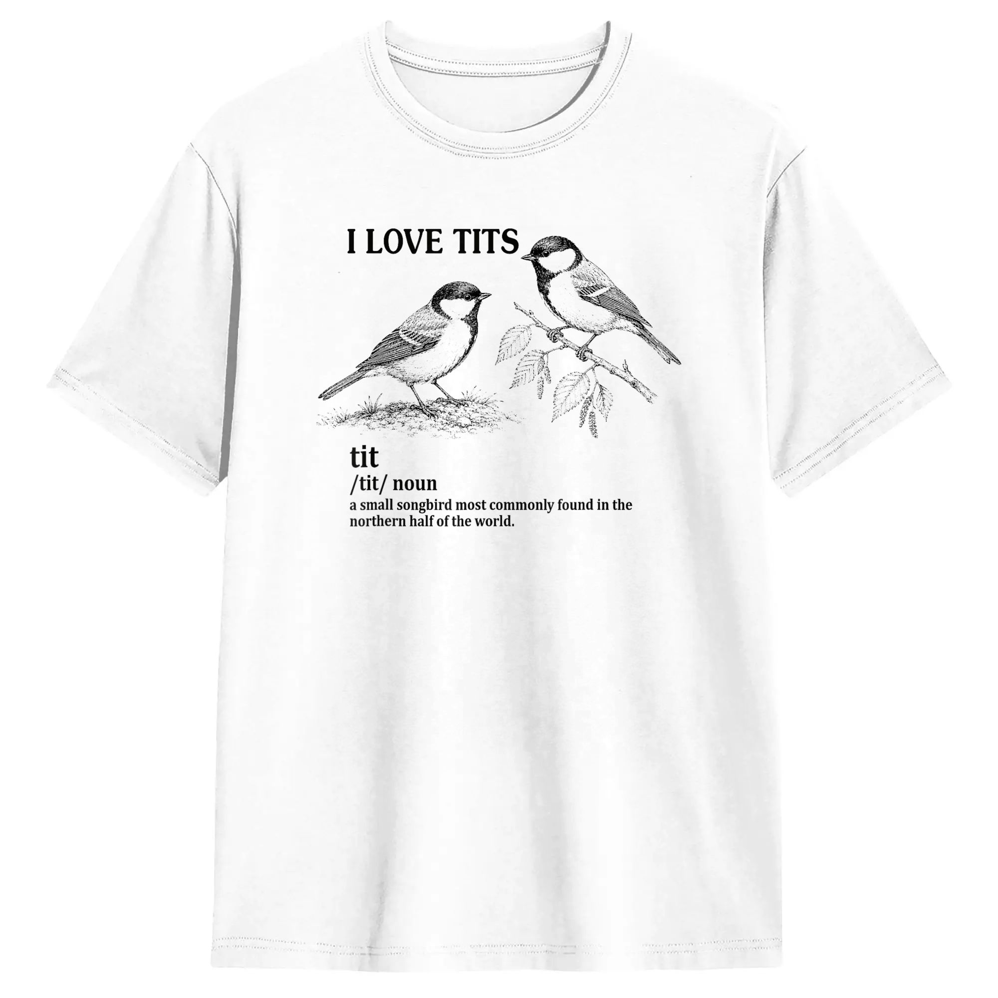 Vintage Queer Fashion - Camiseta I Love Tits WLW Ally
