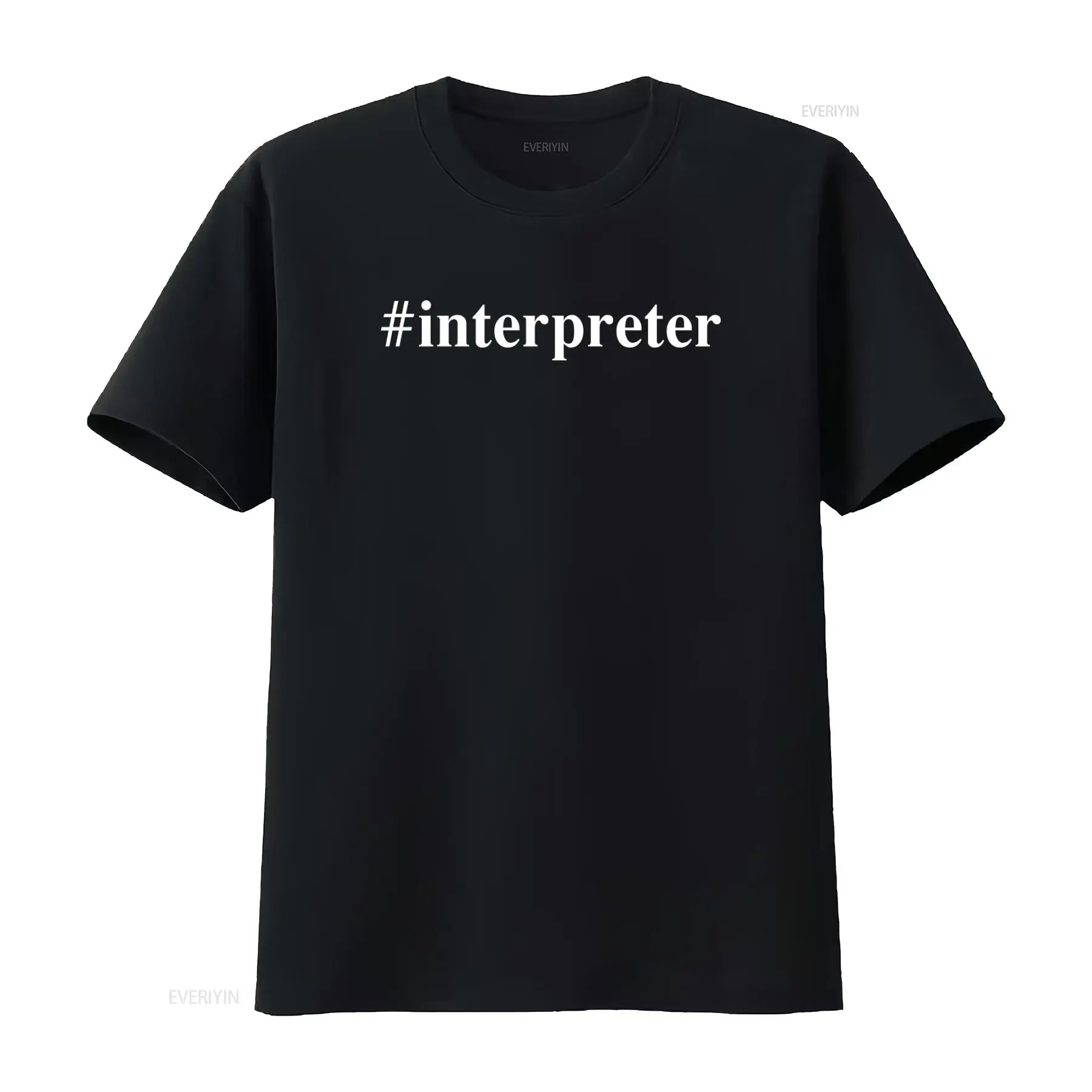Camiseta de intérprete para li - Vintage Fashion Hashtags avaliação e preço
