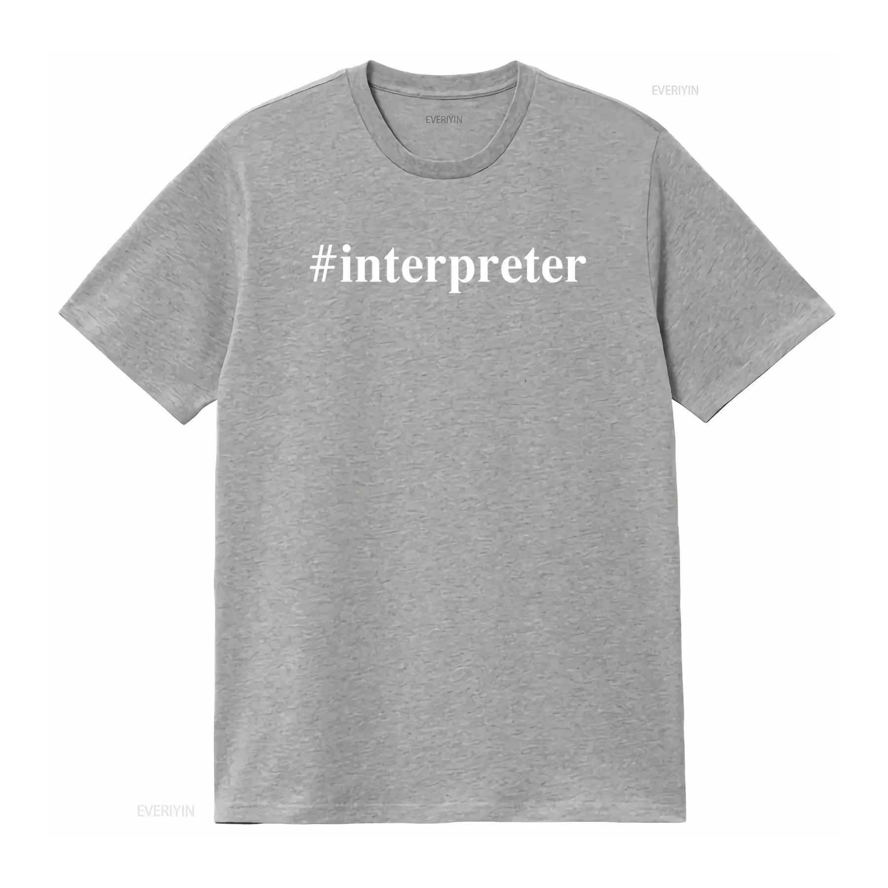Camiseta de intérprete para li - Vintage Fashion Hashtags avaliação e preço
