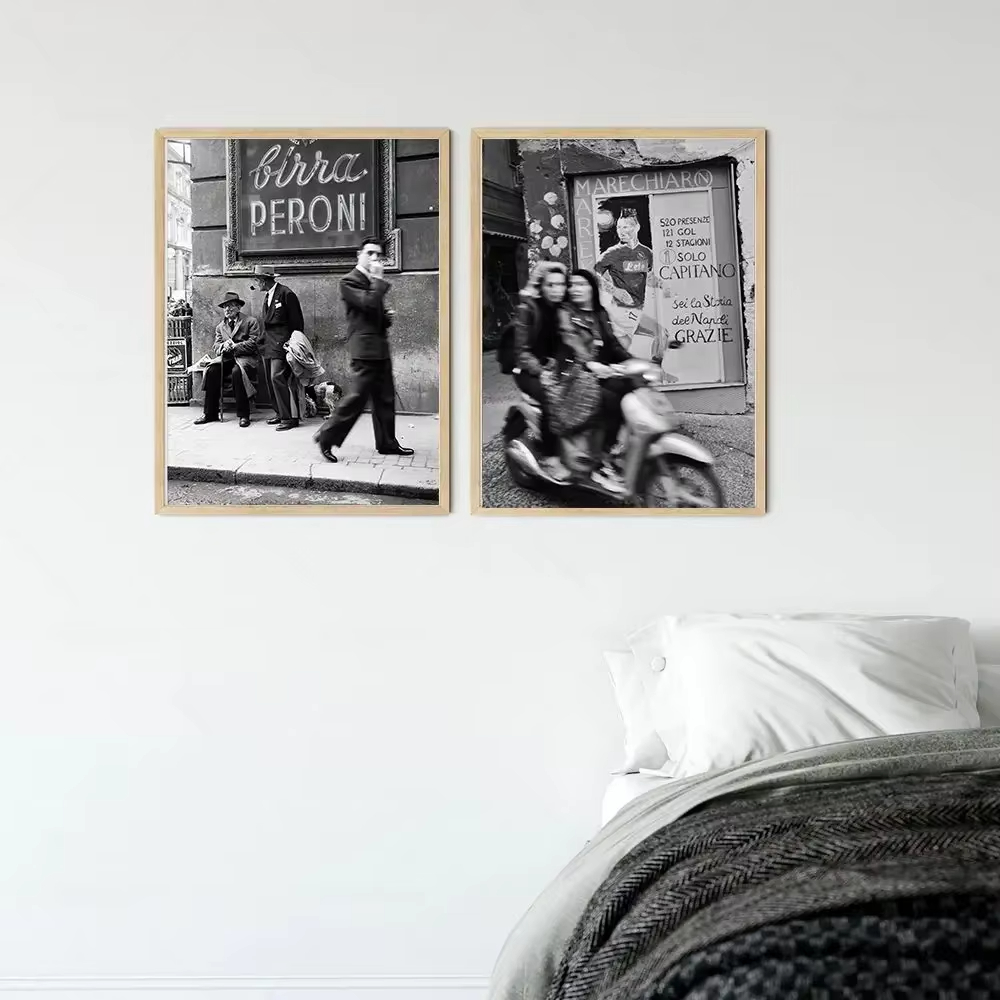 Pôster de rua vintage em preto - Vintage Fashion Prints For Wall avaliação e preço