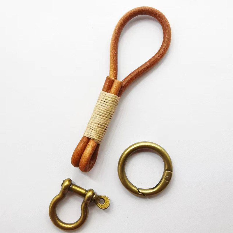 Chaveiro de Couro Retrô com Ga - Vintage Fashion Ornaments avaliação e preço
