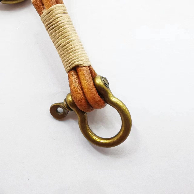 Chaveiro de Couro Retrô com Ga - Vintage Fashion Ornaments avaliação e preço