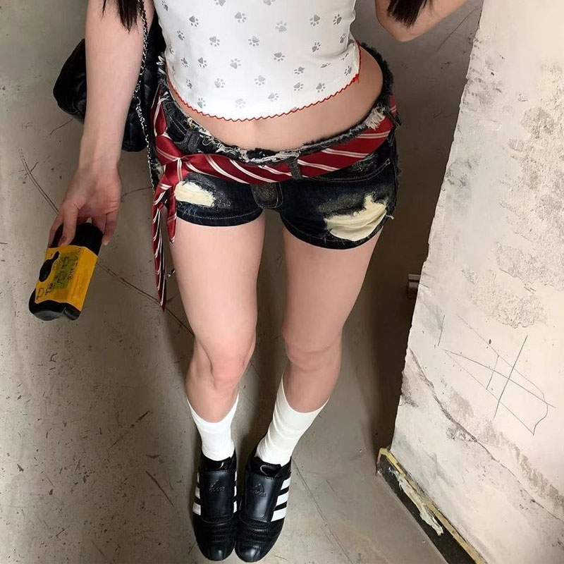 Novos Shorts Jeans Femininos A - Vintage Queer Fashion avaliação e preço