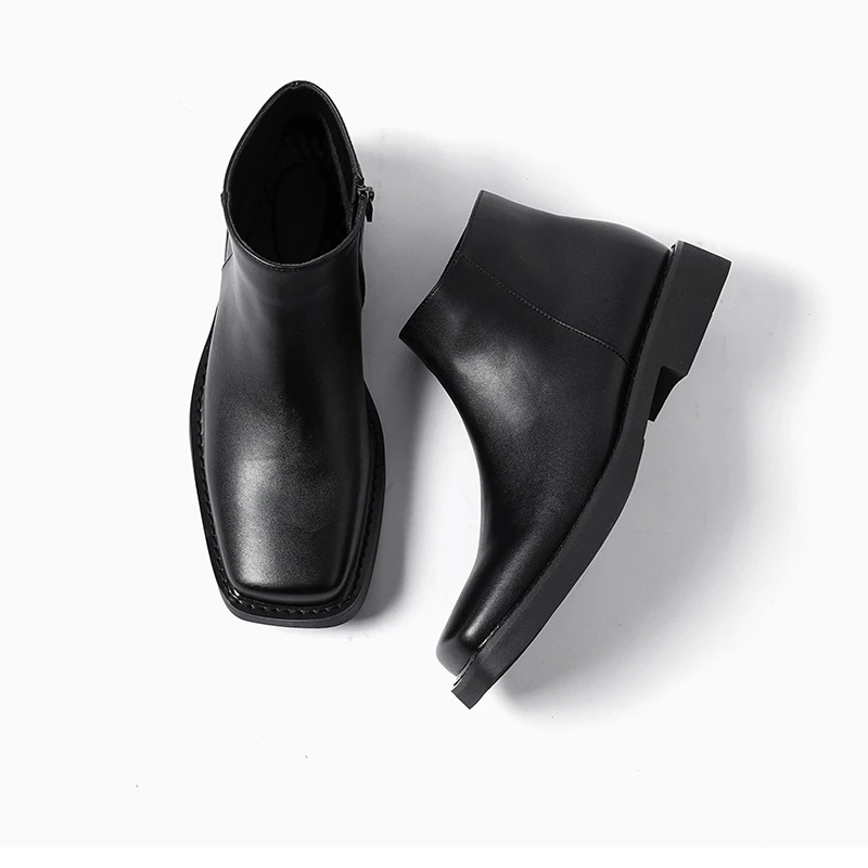 Preto nova moda masculina sapa - Vintage Fashion Aesthetic avaliação e preço