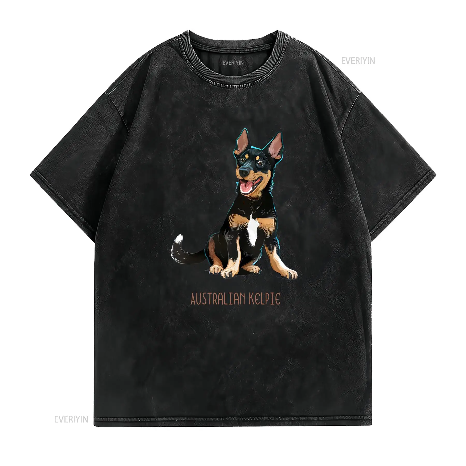Camiseta Australian Kelpie Mad - Vintage Fashion Australia avaliação e preço
