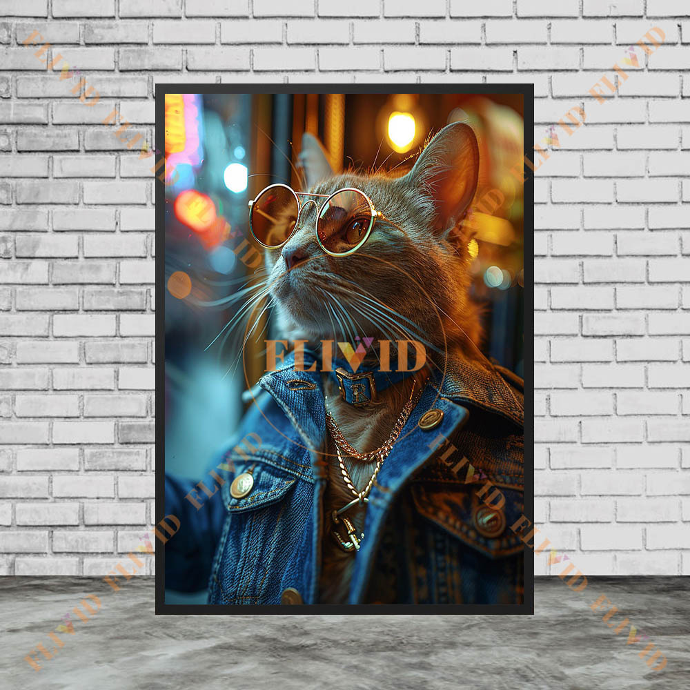 Pintura em Tela Vintage de Gat - Vintage Fashion Prints For Wall avaliação e preço