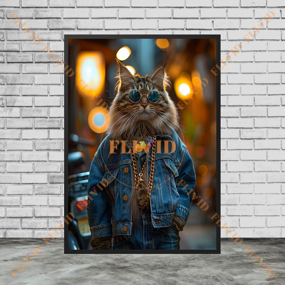 Pintura em Tela Vintage de Gat - Vintage Fashion Prints For Wall avaliação e preço