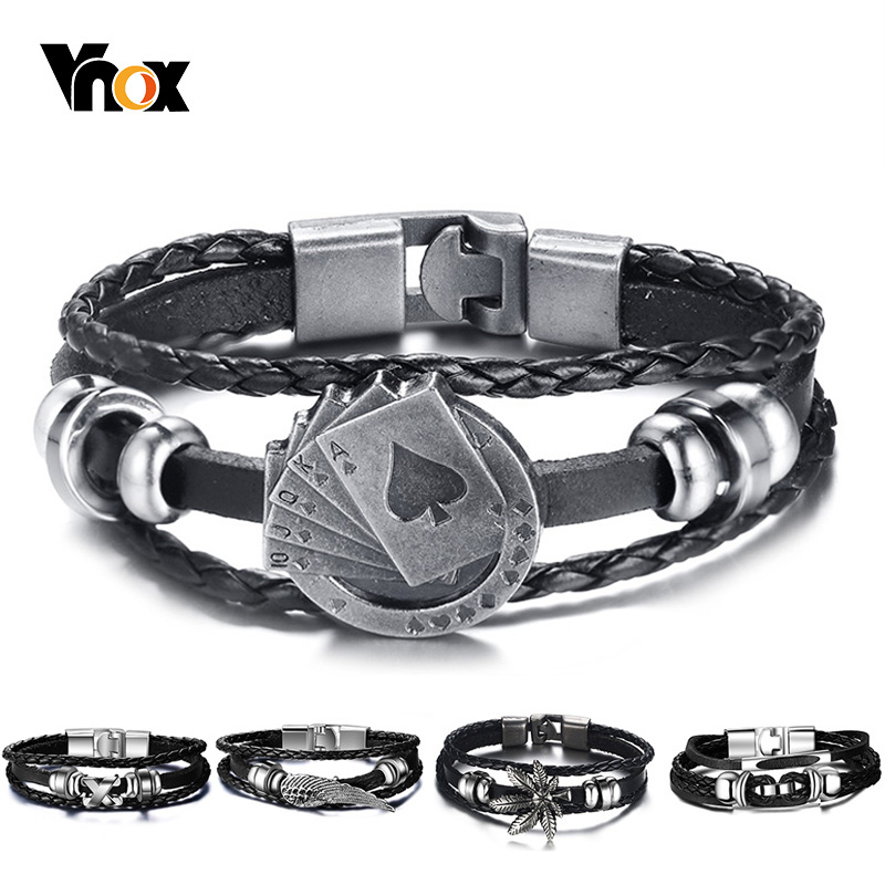 Vnox lucky vintage pulseira de - Vintage Vegas Fashion avaliação e preço