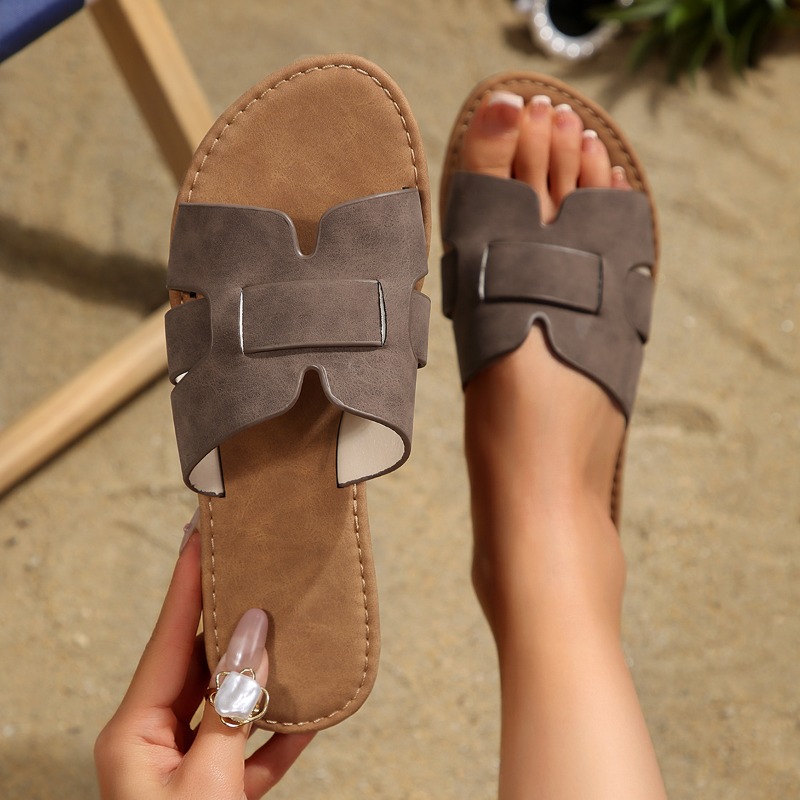 Novas Sandálias Femininas de V - Vintage Fashion Aesthetic avaliação e preço