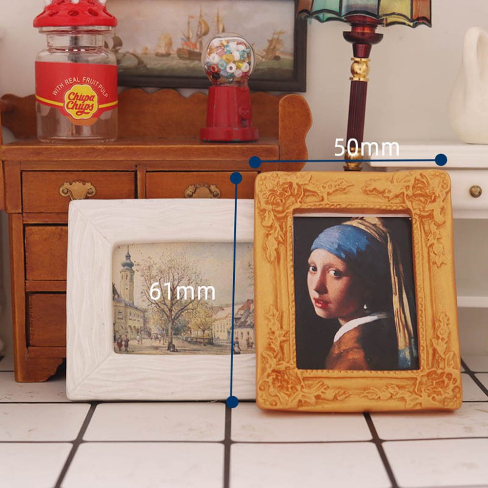 Miniature Oil Painting for Kid - Vintage Fashion Ornaments avaliação e preço