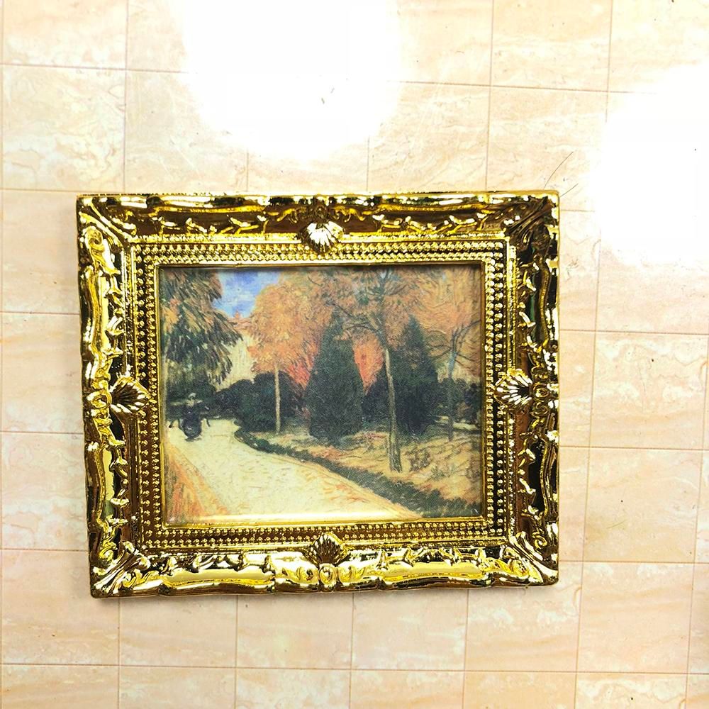Miniature Oil Painting for Kid - Vintage Fashion Ornaments avaliação e preço