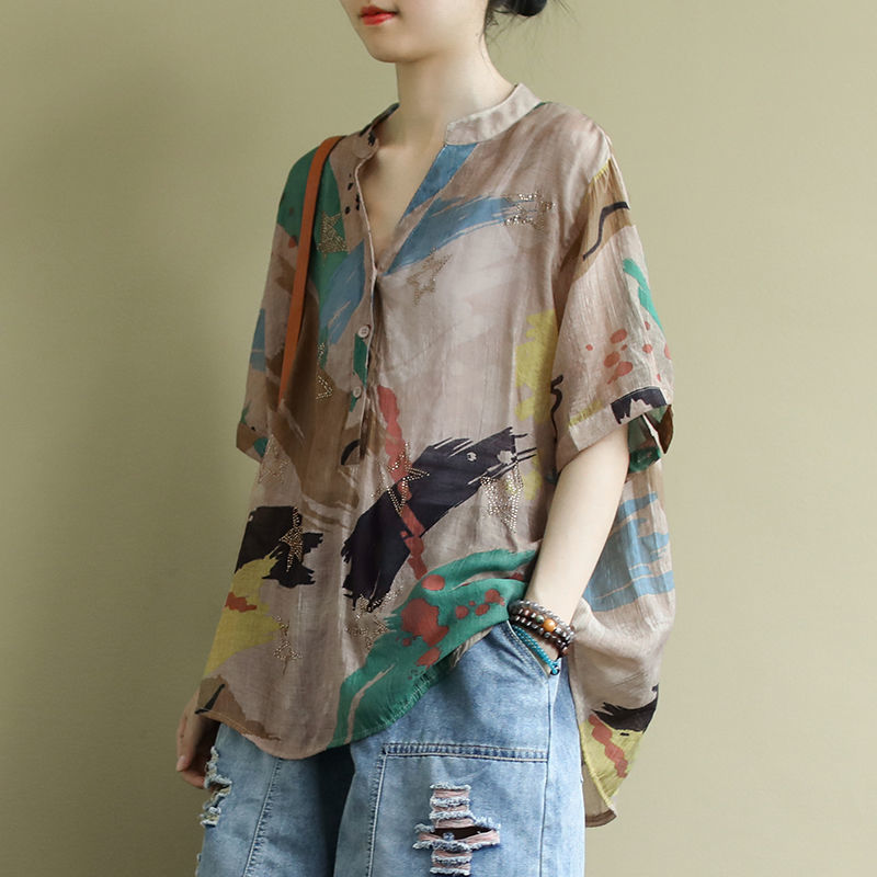 Blusa chinesa de linho de algo - Vintage Fashion In Chinese avaliação e preço