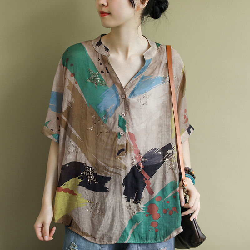 Blusa chinesa de linho de algo - Vintage Fashion In Chinese avaliação e preço