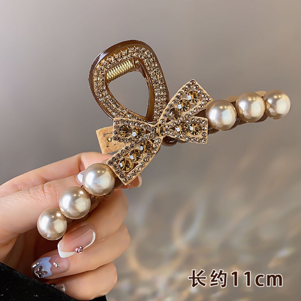 Garras de cabelo pretas pérola - Vintage Fashion Ornaments avaliação e preço