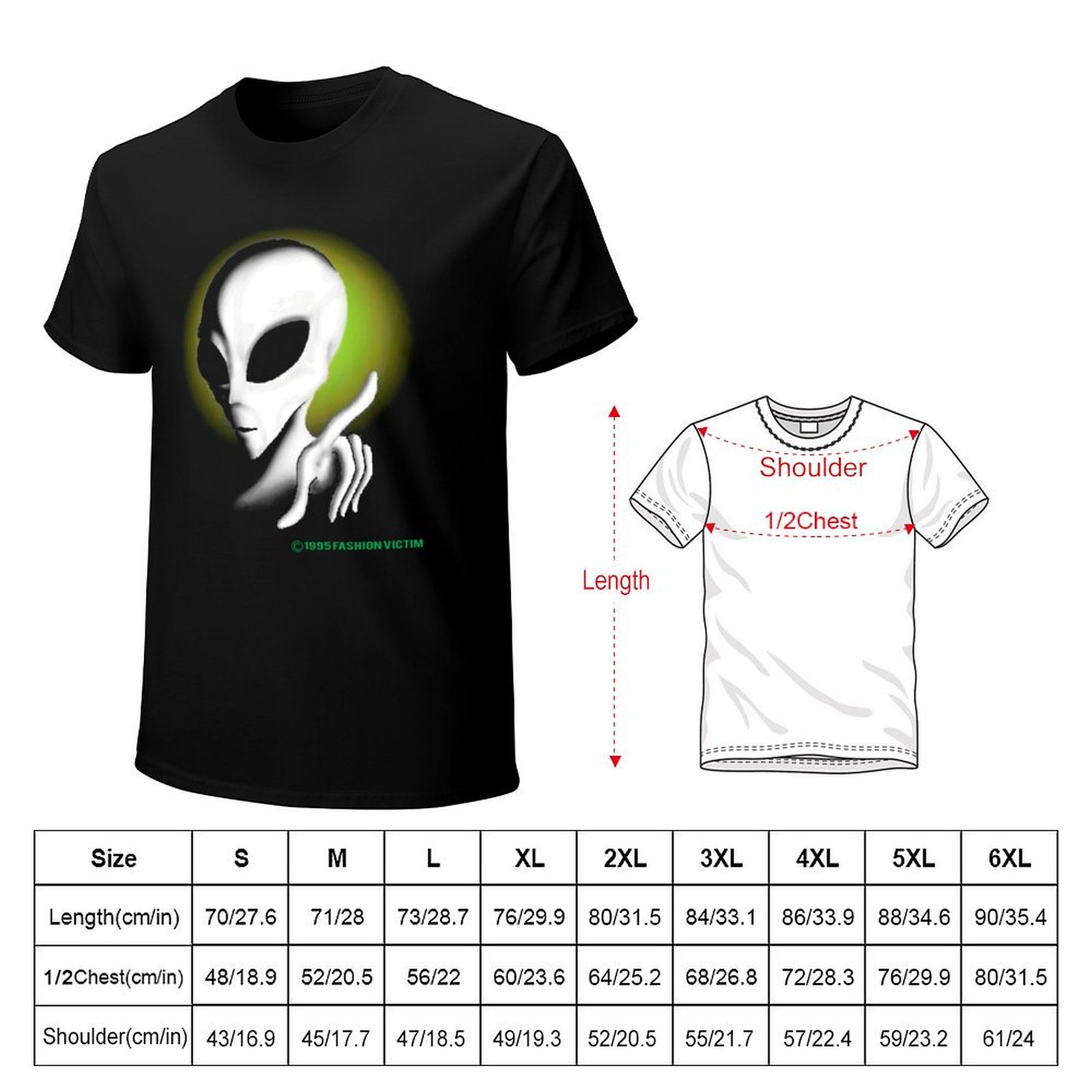 Camiseta Vintage ALIEN de 1995 - Vintage Fashion Victim avaliação e preço