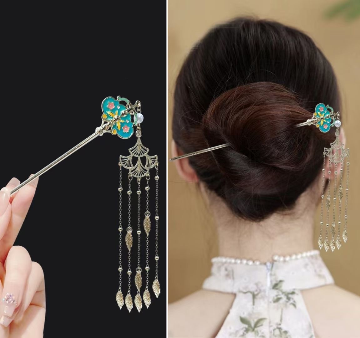 18cm estilo chinês hairpin ele - Vintage Fashion In Chinese avaliação e preço