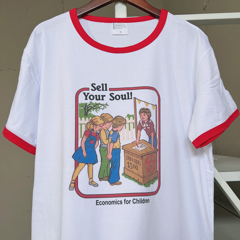 Camiseta de borracha do vintag - Vintage Fashion Research avaliação e preço