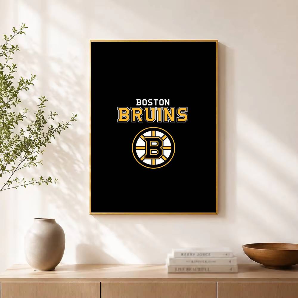 Pôster Estiloso Boston B-Bruin - Vintage Fashion Prints For Wall avaliação e preço