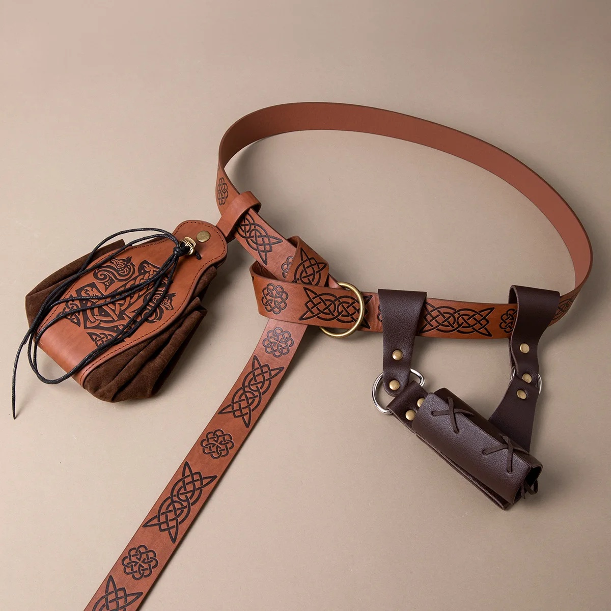 Conjunto de Cinto de Couro Med - Vintage Fashion Faire avaliação e preço